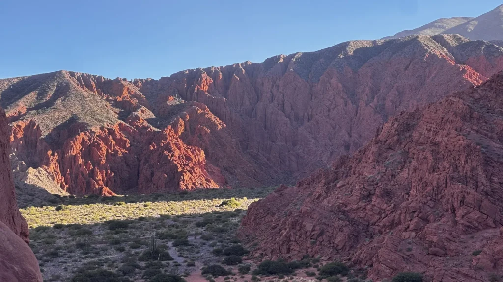 La Quebrada de las Señoritas près du village d'Uquía, Argentine